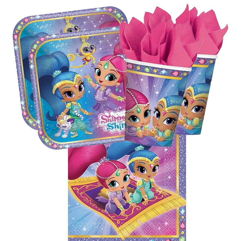 Shimmer & Shine 16 Guest Tableware Party Pack Payday Deals