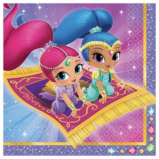 Shimmer & Shine 8 Guest Tableware Party Pack Payday Deals
