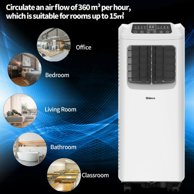 Shinco SPO6 7000BTU 2.0kw Portable Air Conditioner Remote Payday Deals