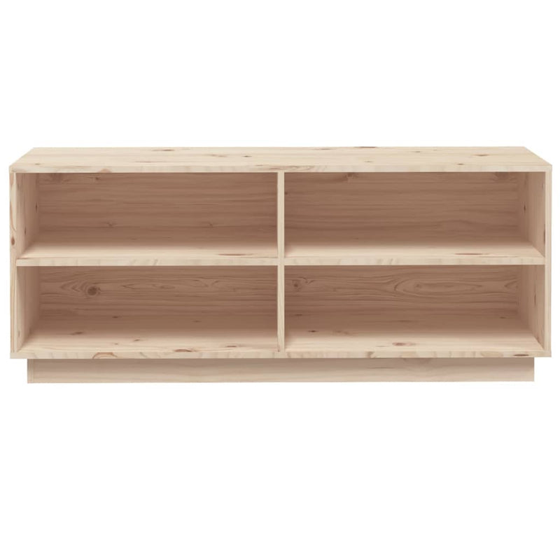 Shoe Cabinet 110x34x45 cm Solid Wood Pine Payday Deals