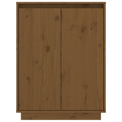 Shoe Cabinet Honey Brown 60x35x80 cm Solid Wood Pine Payday Deals