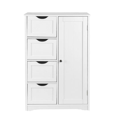 Sian Bathroom Tallboy Storage Cabinet - White Payday Deals