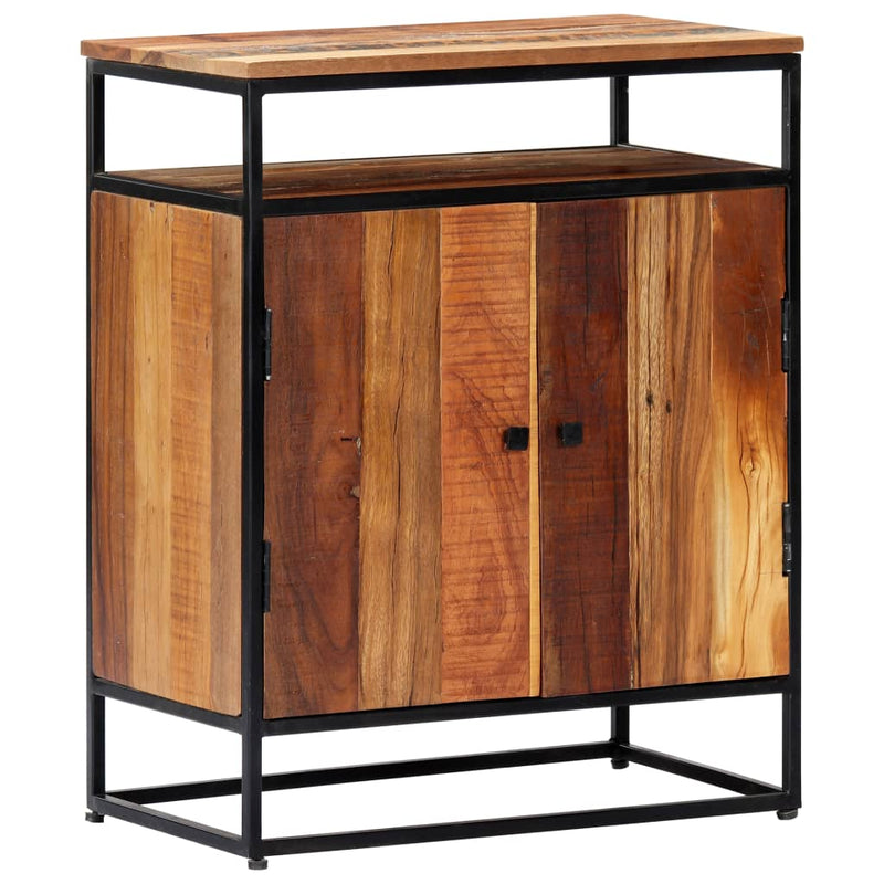 Side Cabinet 60x35x76 cm Solid Reclaimed Wood and Steel Payday Deals