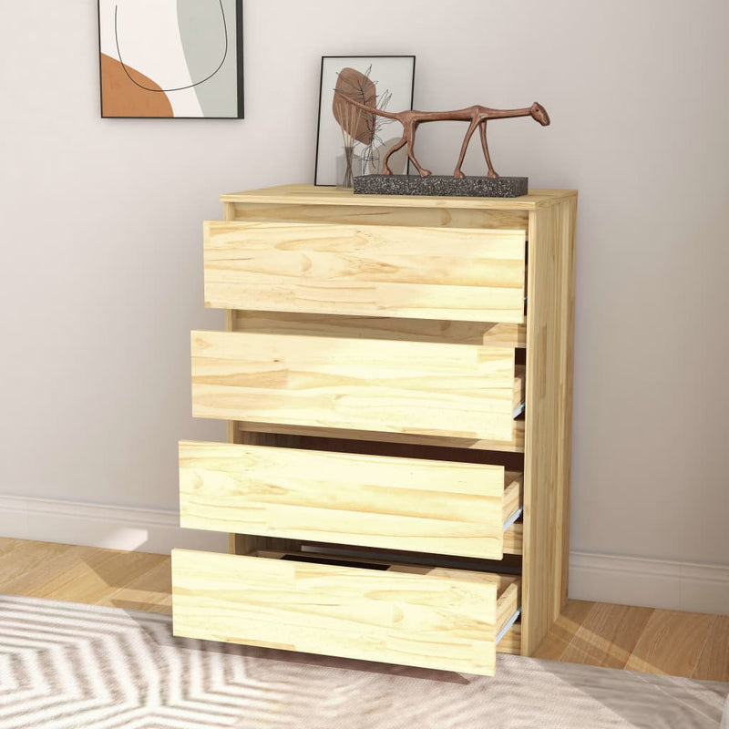 Side Cabinet 60x36x84 cm Solid Pinewood Payday Deals