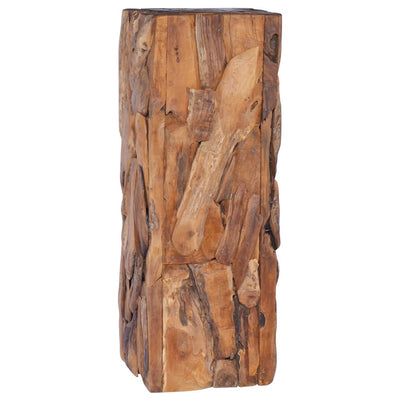 Side Table 30x30x80 cm Solid Teak Wood Payday Deals