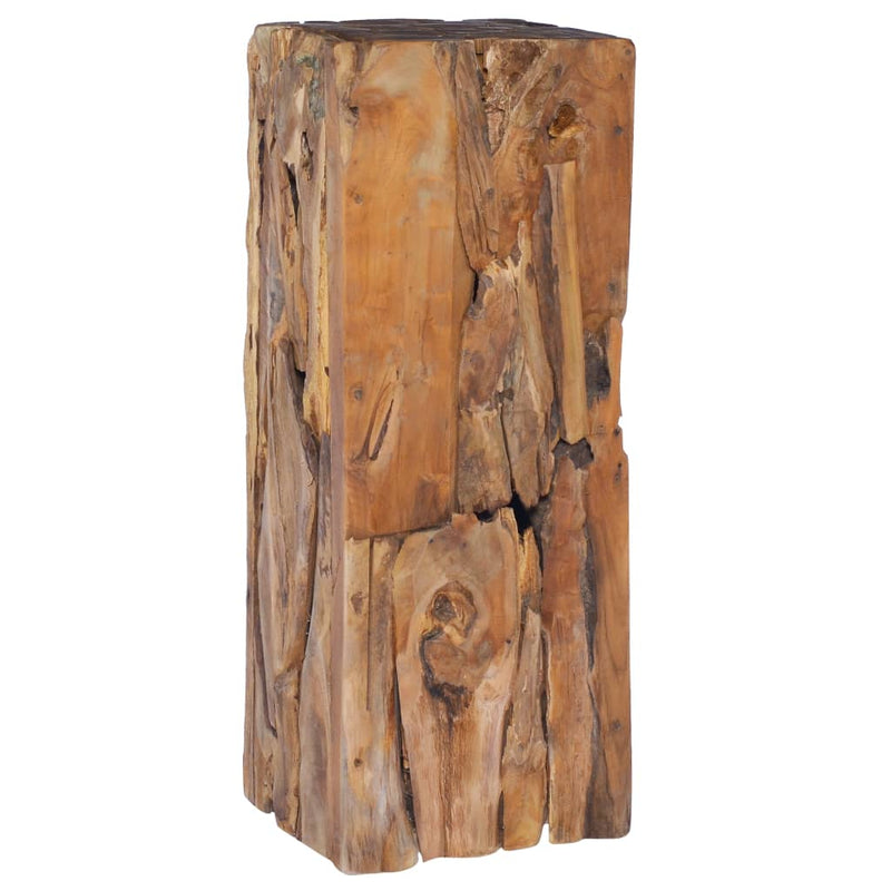 Side Table 30x30x80 cm Solid Teak Wood Payday Deals