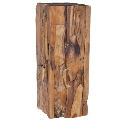 Side Table 30x30x80 cm Solid Teak Wood Payday Deals