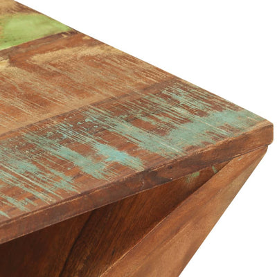 Side Table 35x35x55 cm Solid Wood Reclaimed Payday Deals