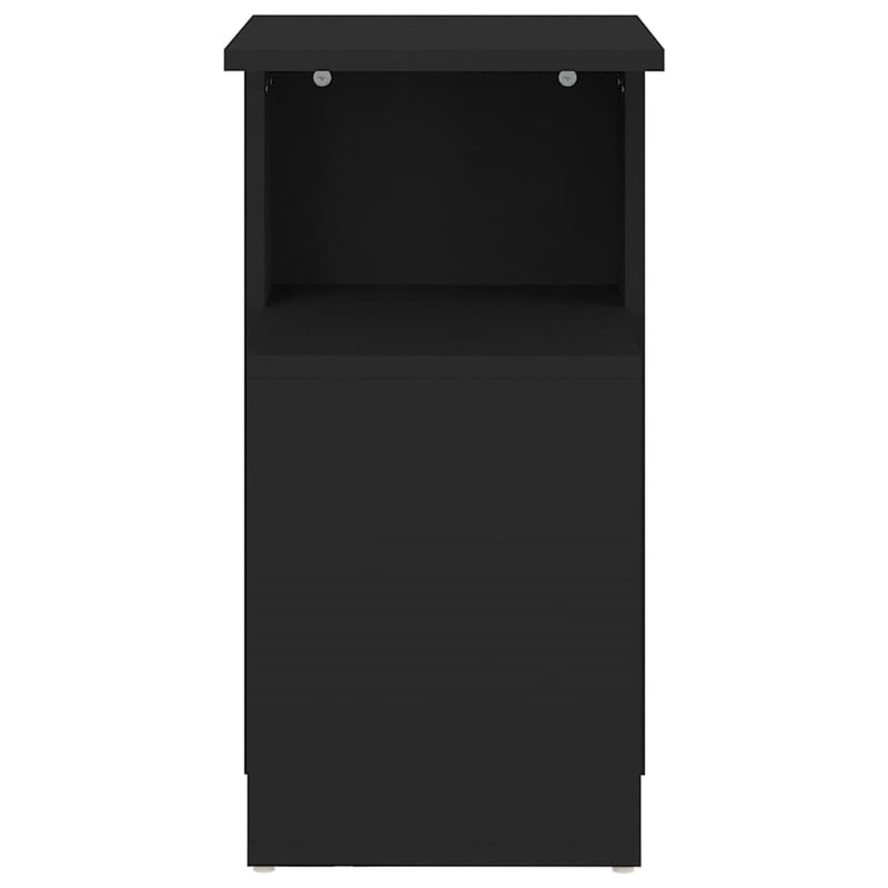 Side Table Black 36x30x56 cm Chipboard Payday Deals