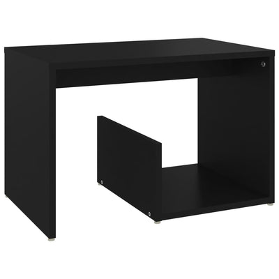 Side Table Black 59x36x38 cm Chipboard Payday Deals