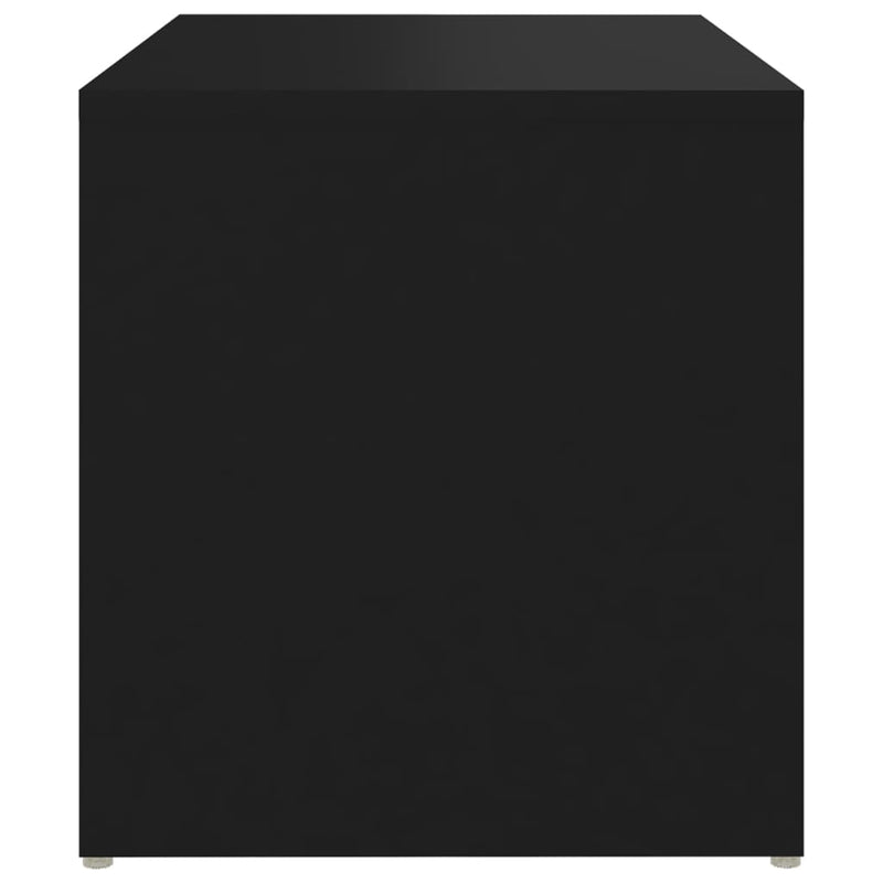 Side Table Black 59x36x38 cm Chipboard Payday Deals