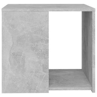 Side Table Concrete Grey 50x50x45 cm Chipboard Payday Deals