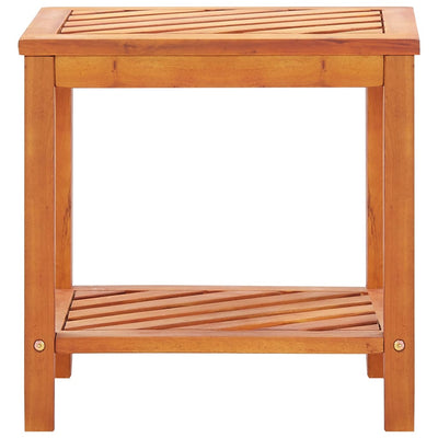 Side Table Solid Acacia Wood 45x33x45 cm Payday Deals