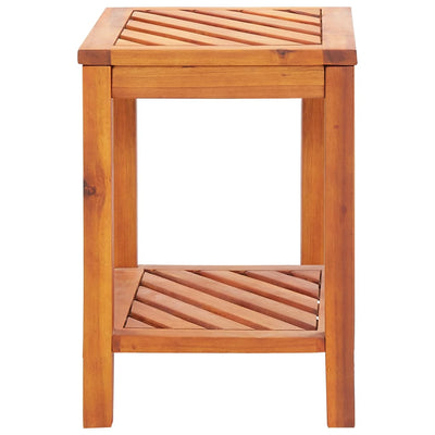 Side Table Solid Acacia Wood 45x33x45 cm Payday Deals