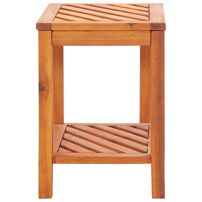 Side Table Solid Acacia Wood 45x33x45 cm Payday Deals