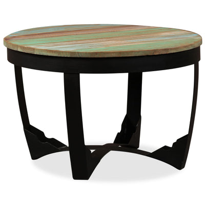 Side Table Solid Reclaimed Wood 60x40 cm Payday Deals