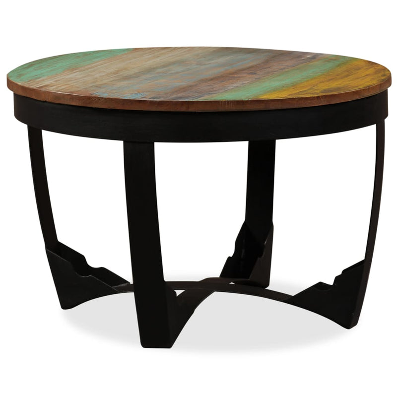 Side Table Solid Reclaimed Wood 60x40 cm Payday Deals