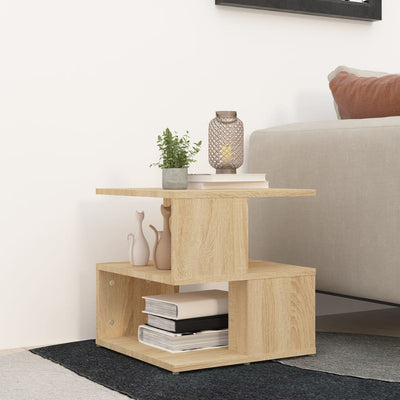 Side Table Sonoma Oak 40x40x40 cm Chipboard