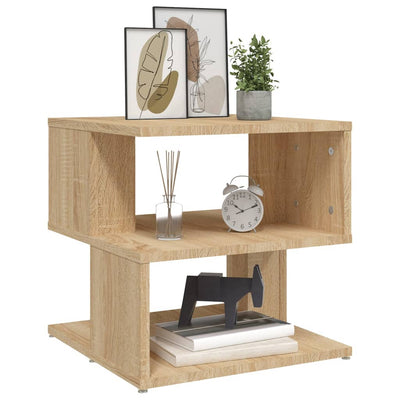 Side Table Sonoma Oak 40x40x40 cm Chipboard Payday Deals