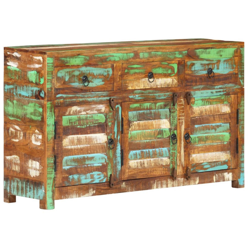 Sideboard 110x30x65 cm Solid Wood Reclaimed Payday Deals