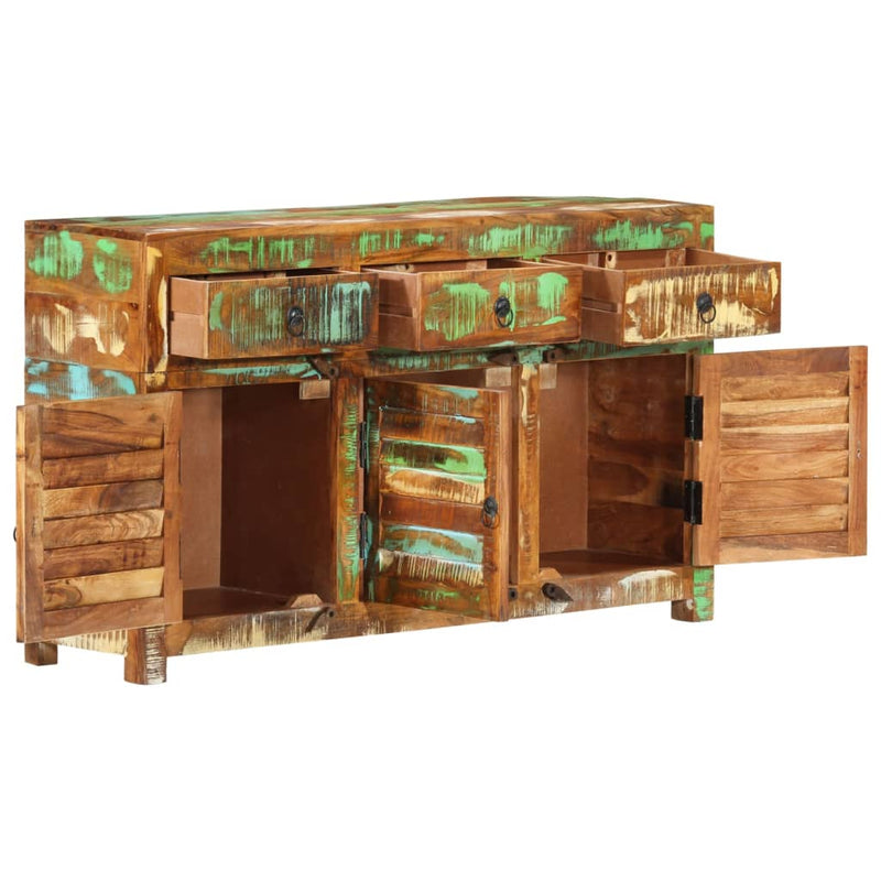 Sideboard 110x30x65 cm Solid Wood Reclaimed Payday Deals