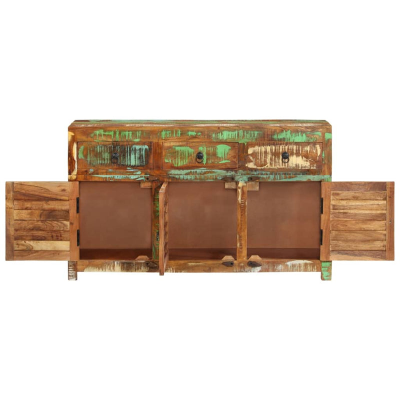 Sideboard 110x30x65 cm Solid Wood Reclaimed Payday Deals