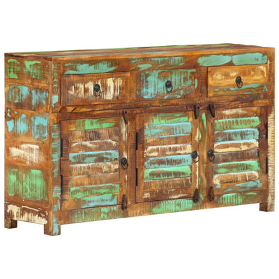 Sideboard 110x30x65 cm Solid Wood Reclaimed Payday Deals