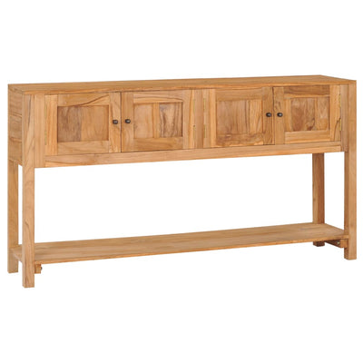 Sideboard 140x30x75 cm Solid Teak Wood