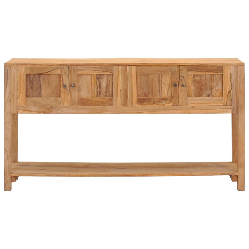 Sideboard 140x30x75 cm Solid Teak Wood Payday Deals