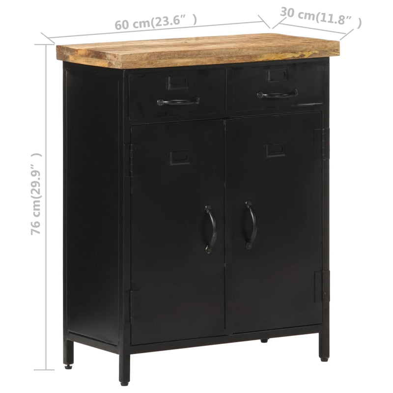 Sideboard 60x30x76 cm Rough Mango Wood Payday Deals