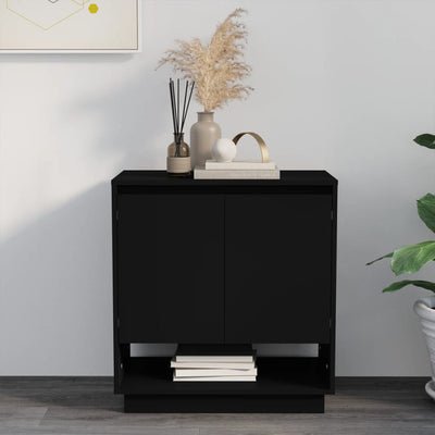 Sideboard Black 70x41x75 cm Chipboard