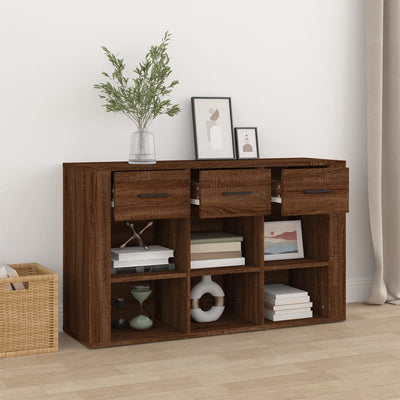 Sideboard Brown Oak 100x30x59.5 cm Engineered Wood Payday Deals