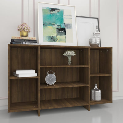 Sideboard Brown Oak 120x30x75 cm Engineered Wood Payday Deals