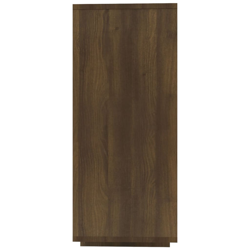 Sideboard Brown Oak 120x30x75 cm Engineered Wood Payday Deals