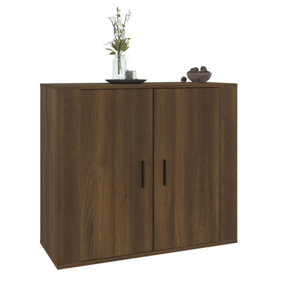 Sideboard Brown Oak 80x33x70 cm Engineered Wood Payday Deals