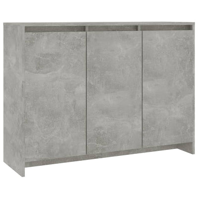 Sideboard Concrete Grey 102x33x75 cm Chipboard Payday Deals