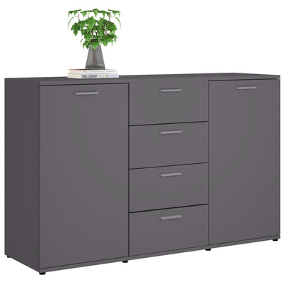 Sideboard Grey 120x35.5x75 cm Engineered Wood Payday Deals
