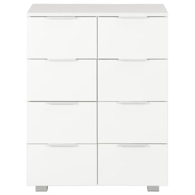 Sideboard High Gloss White 60x35x80 cm Engineered Wood Payday Deals