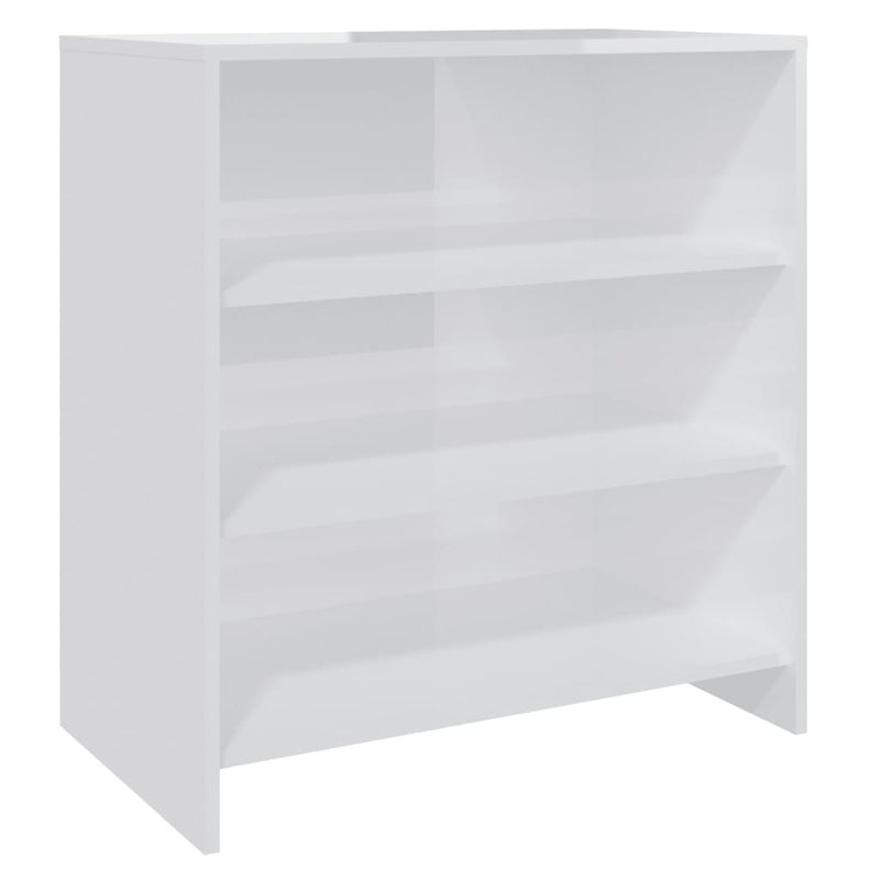 Sideboard High Gloss White 70x40.5x75 cm Engineered Wood Payday Deals