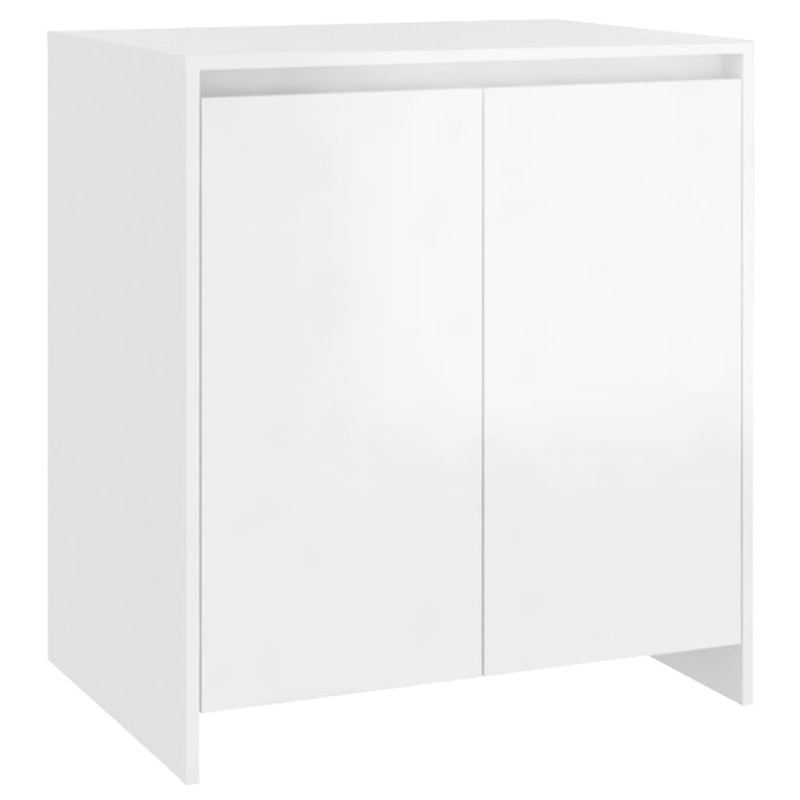 Sideboard High Gloss White 70x40x73.5 cm Engineered Wood Payday Deals
