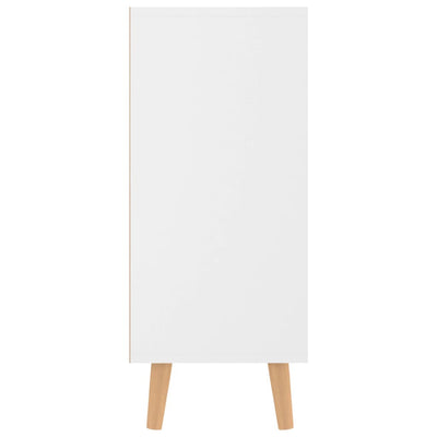 Sideboard High Gloss White 90x30x72 cm Engineered Wood Payday Deals