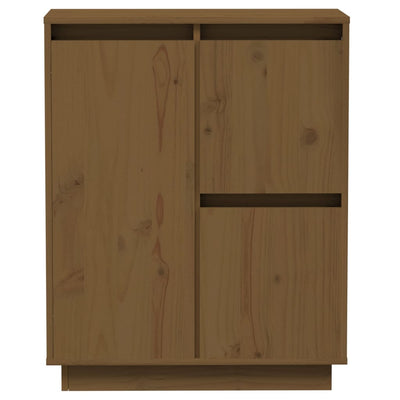 Sideboard Honey Brown 60x34x75 cm Solid Wood Pine Payday Deals