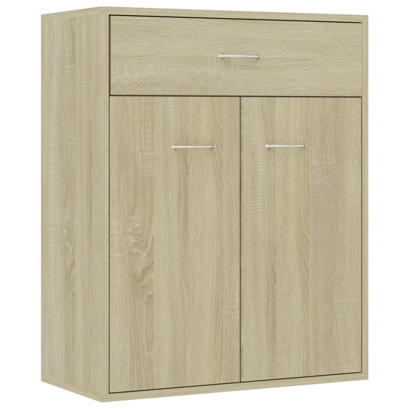 Sideboard Sonoma Oak 60x30x75 cm Engineered Wood Payday Deals