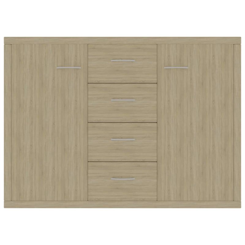 Sideboard Sonoma Oak 88x30x65 cm Engineered Wood Payday Deals