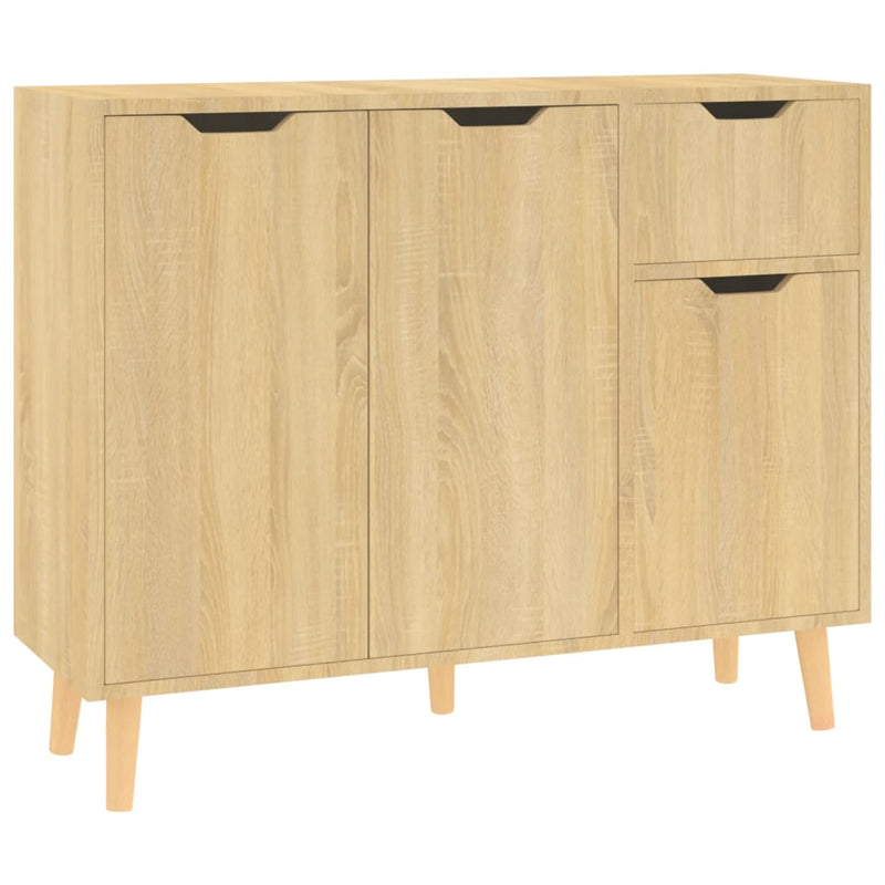 Sideboard Sonoma Oak 90x30x72 cm Engineered Wood Payday Deals