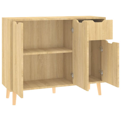 Sideboard Sonoma Oak 90x30x72 cm Engineered Wood Payday Deals