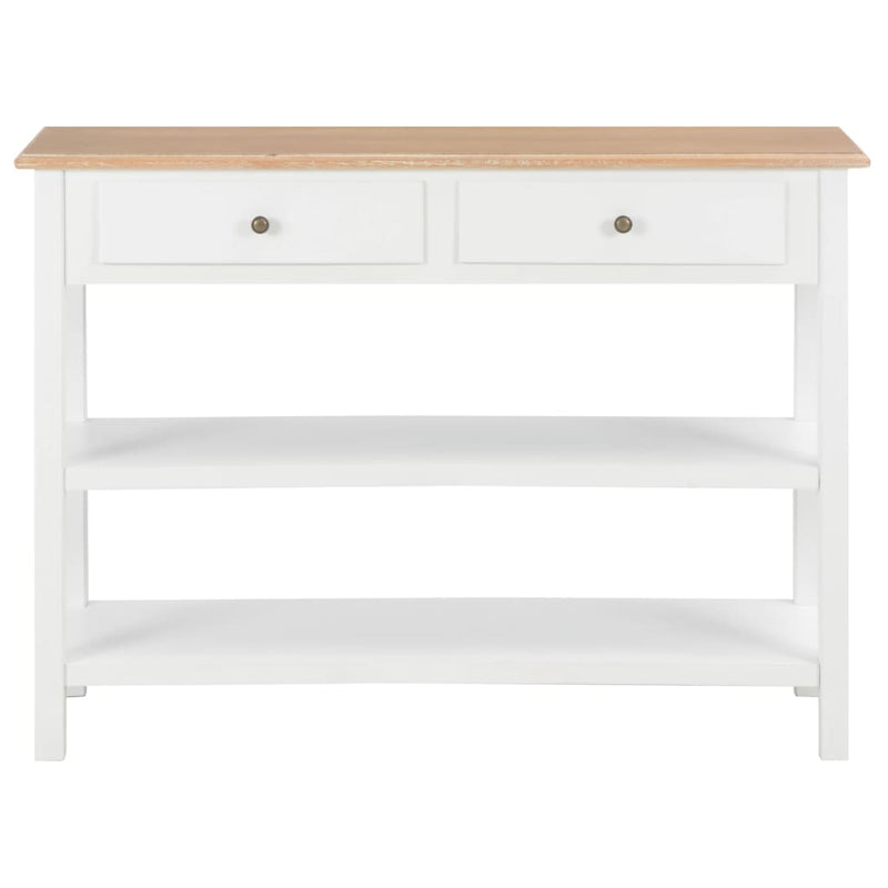 Sideboard White 110x35x80 cm MDF Payday Deals