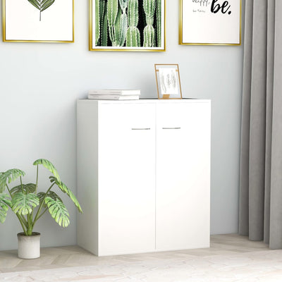 Sideboard White 60x30x75 cm Chipboard Payday Deals