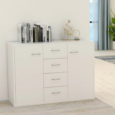 Sideboard White 88x30x65 cm Engineered Wood Payday Deals