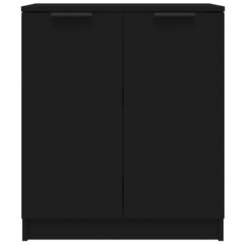 Sideboards 2 pcs Black 60x30x70 cm Engineered Wood Payday Deals